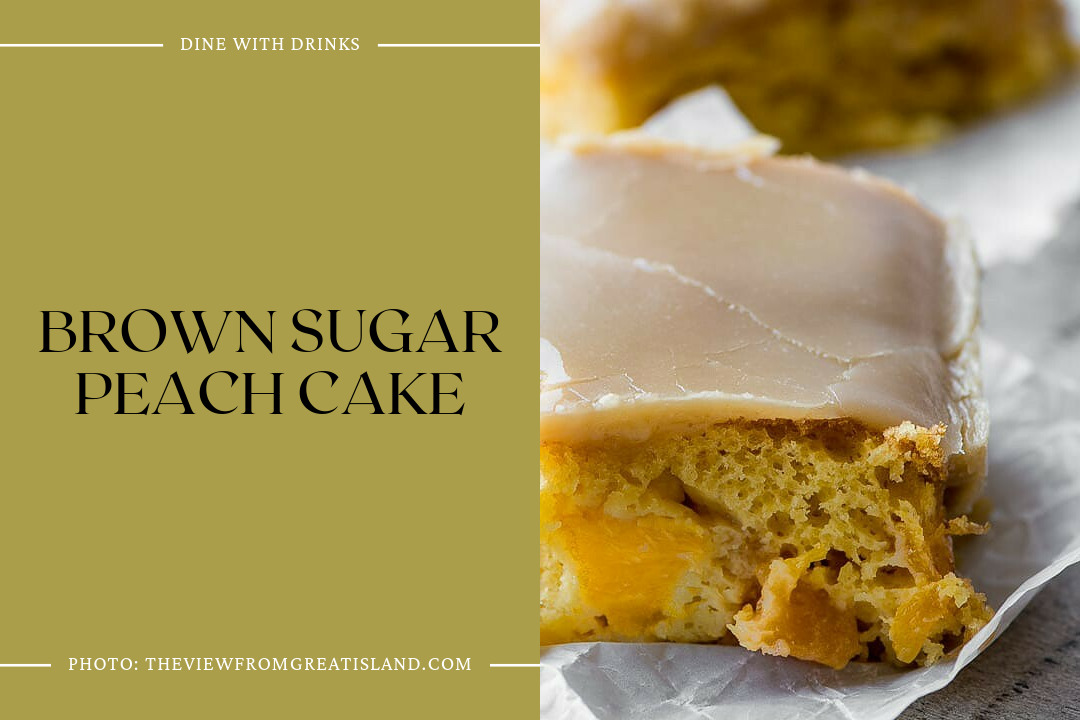 Brown Sugar Peach Cake
