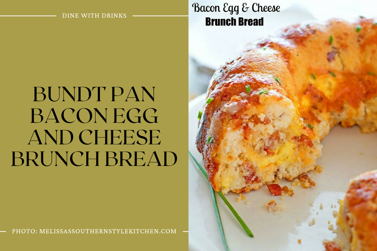 Bundt Pan Bacon Egg And Cheese Brunch Bread