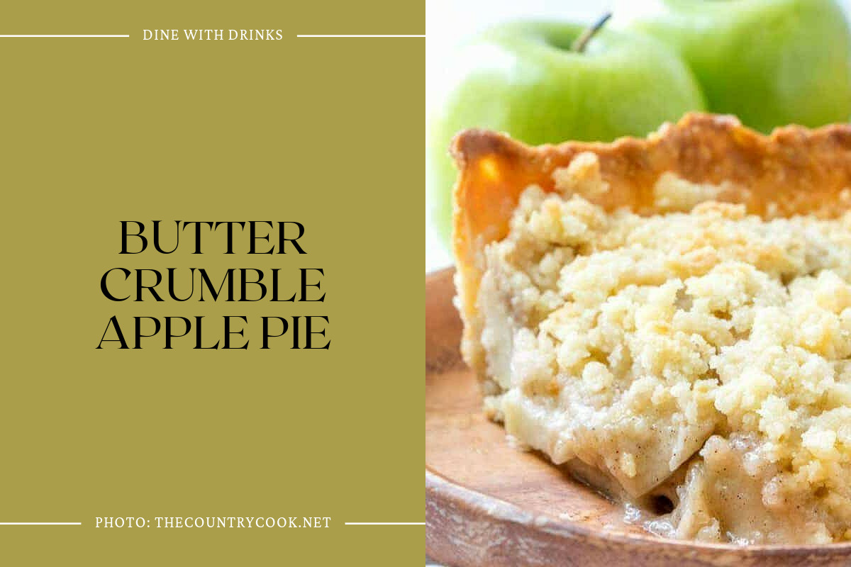 Butter Crumble Apple Pie