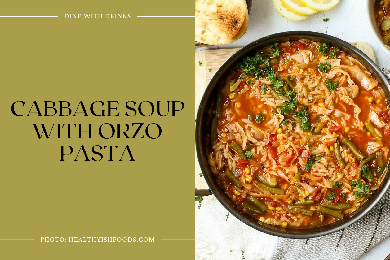 Cabbage Soup With Orzo Pasta