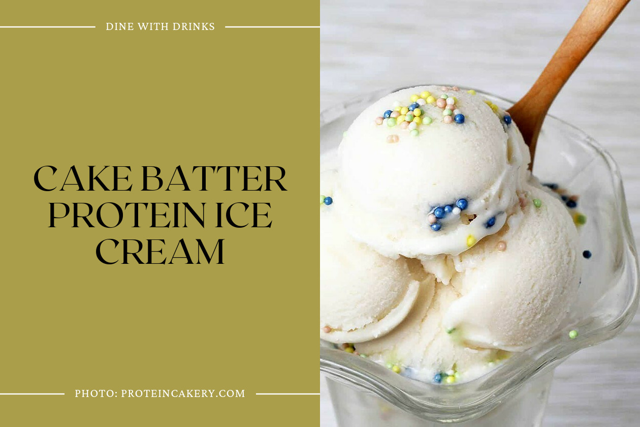 Cake Batter Protein Ice Cream