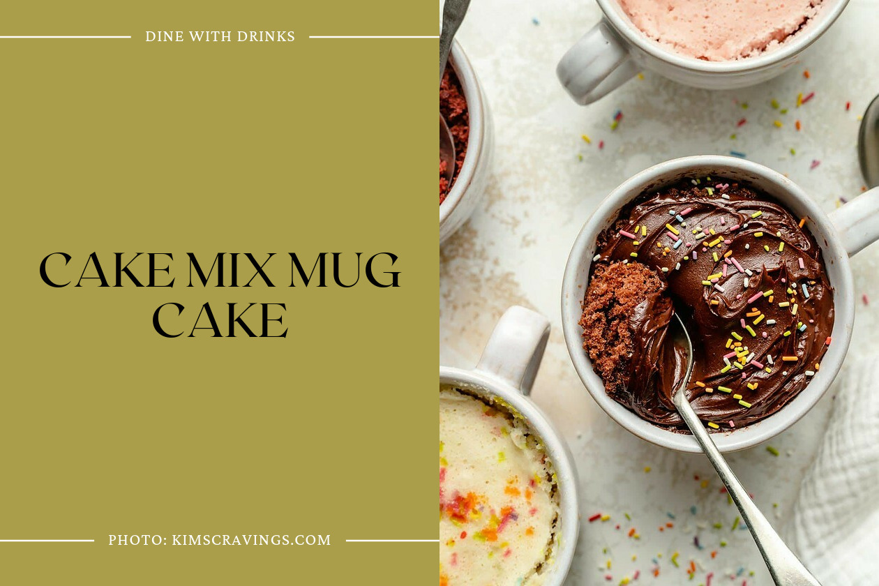 Cake Mix Mug Cake