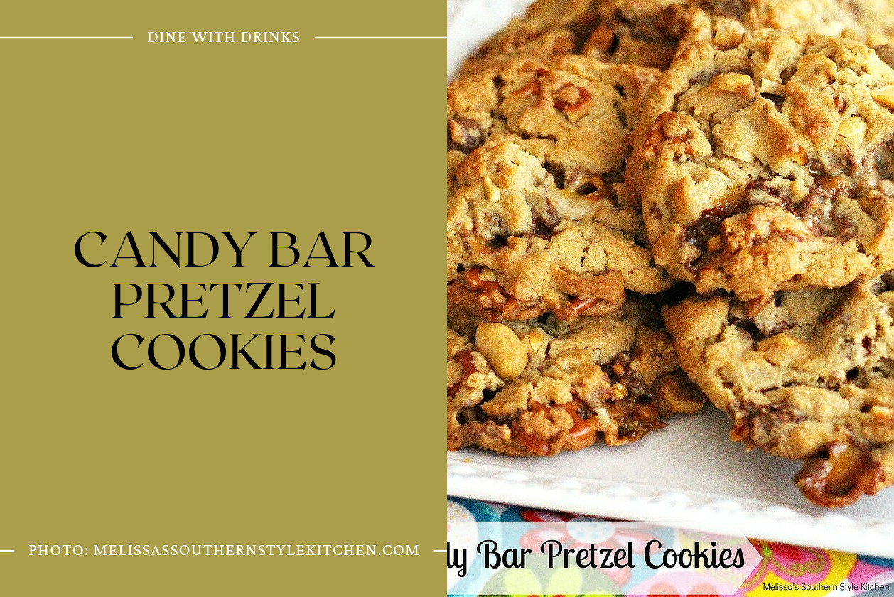 Candy Bar Pretzel Cookies