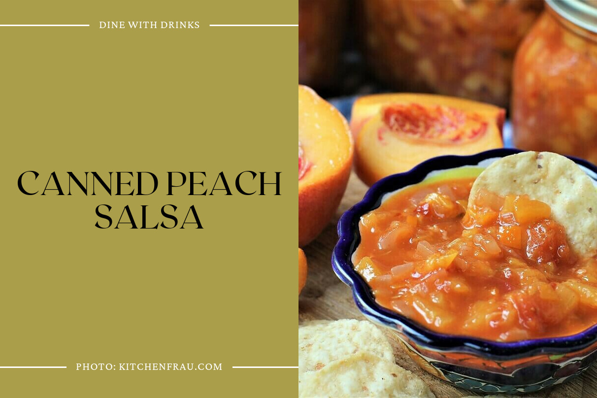 Canned Peach Salsa