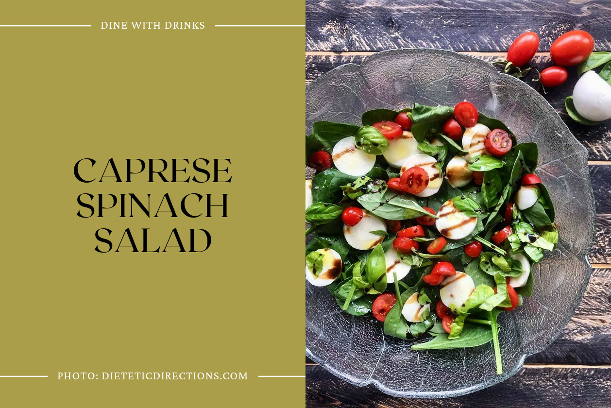Caprese Spinach Salad