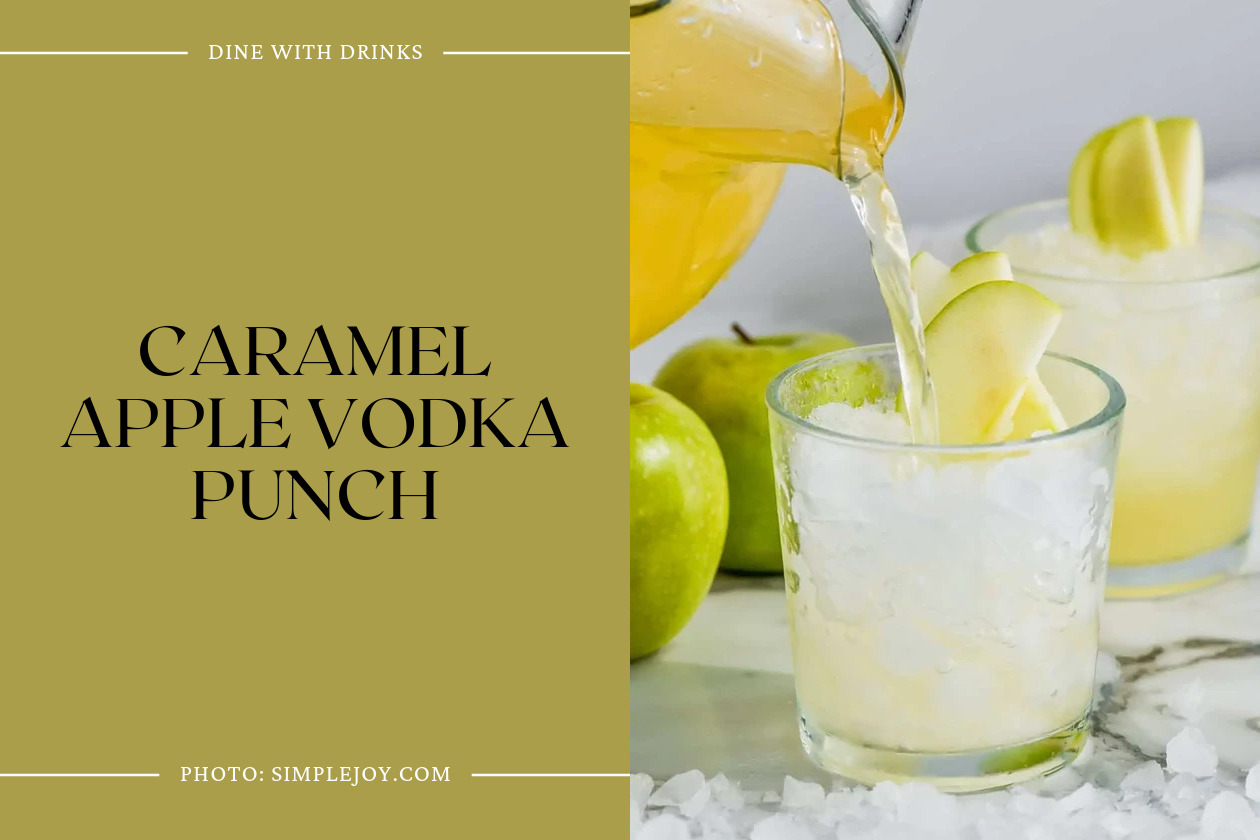 Caramel Apple Vodka Punch