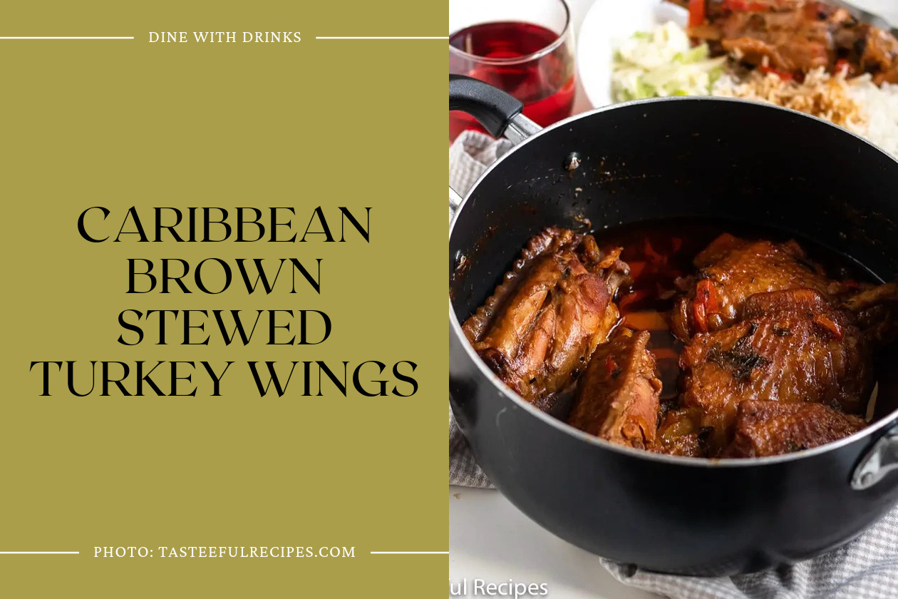 Caribbean Brown Stewed Turkey Wings