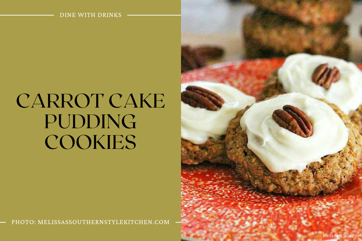 Carrot Cake Pudding Cookies