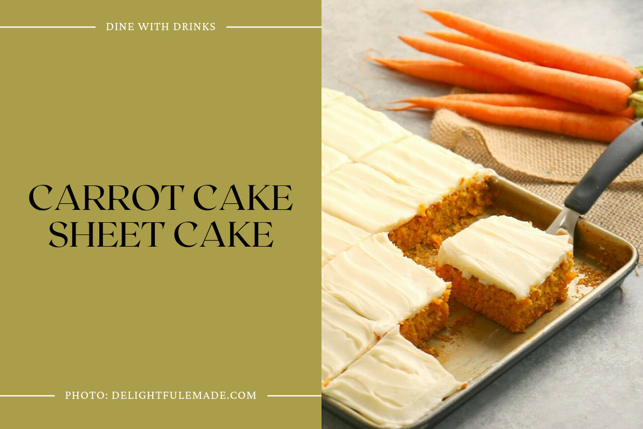 Carrot Cake Sheet Cake