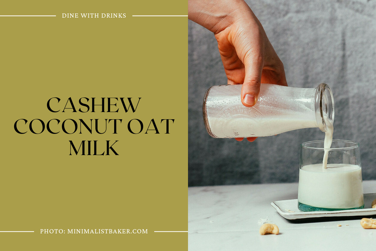 Cashew Coconut Oat Milk