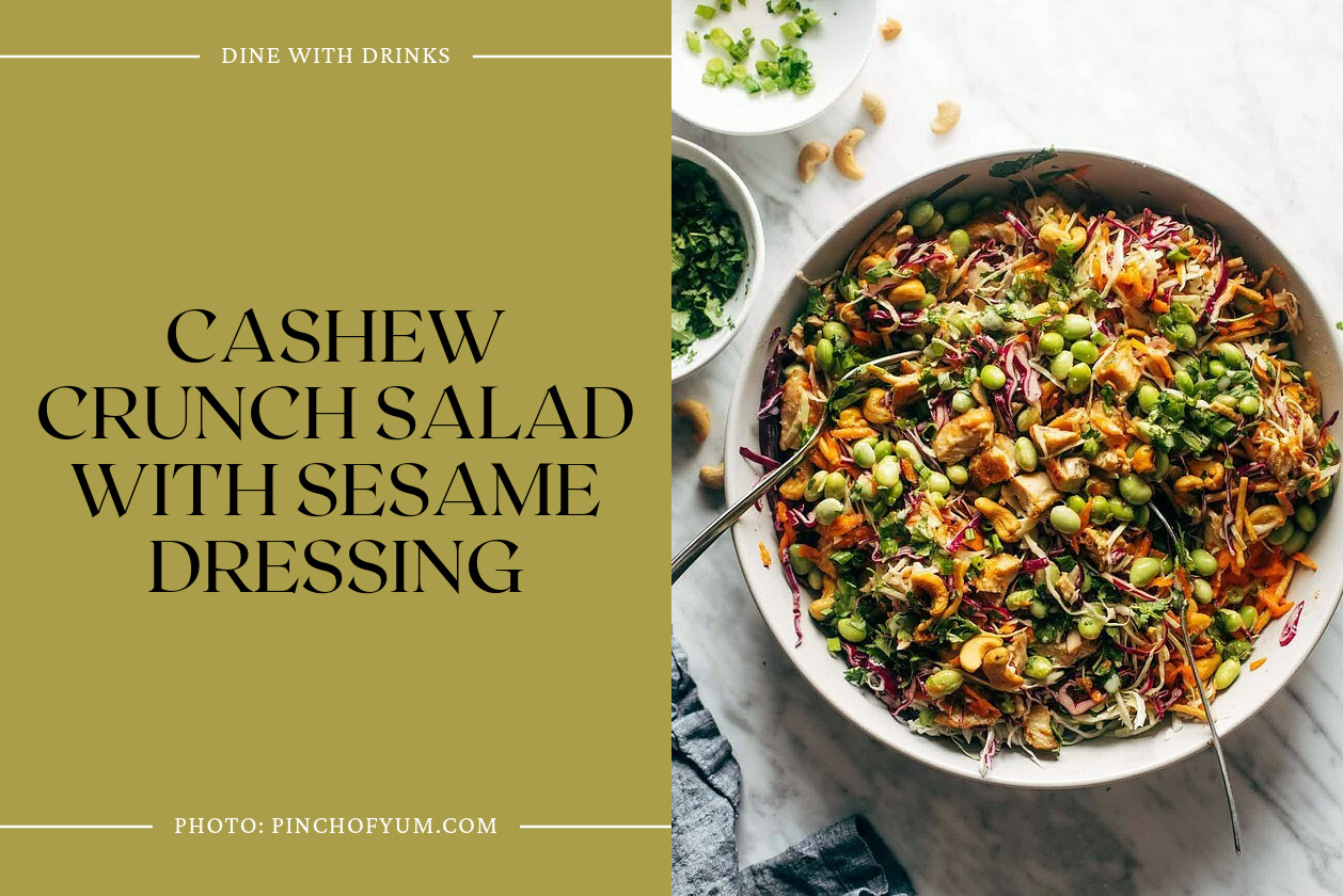 Cashew Crunch Salad With Sesame Dressing