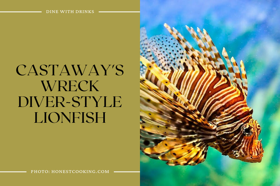 Castaway's Wreck Diver-Style Lionfish
