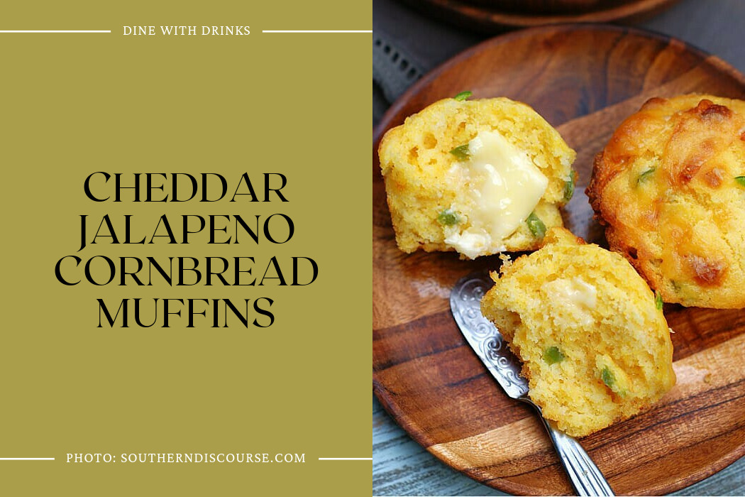 Cheddar Jalapeno Cornbread Muffins