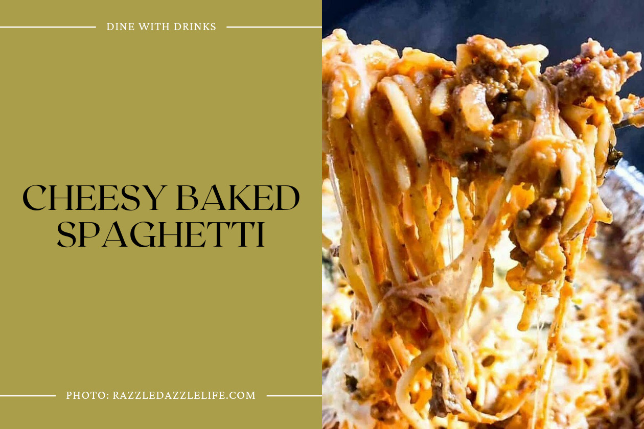 Cheesy Baked Spaghetti