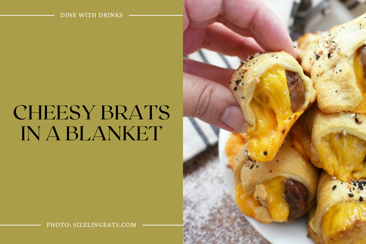 Cheesy Brats In A Blanket