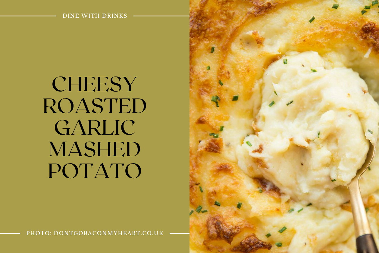 Cheesy Roasted Garlic Mashed Potato