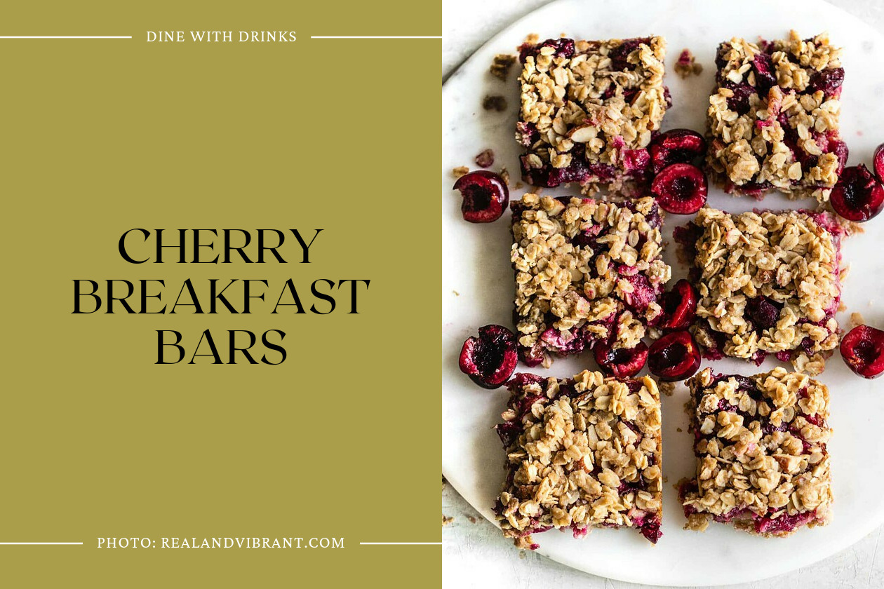 Cherry Breakfast Bars