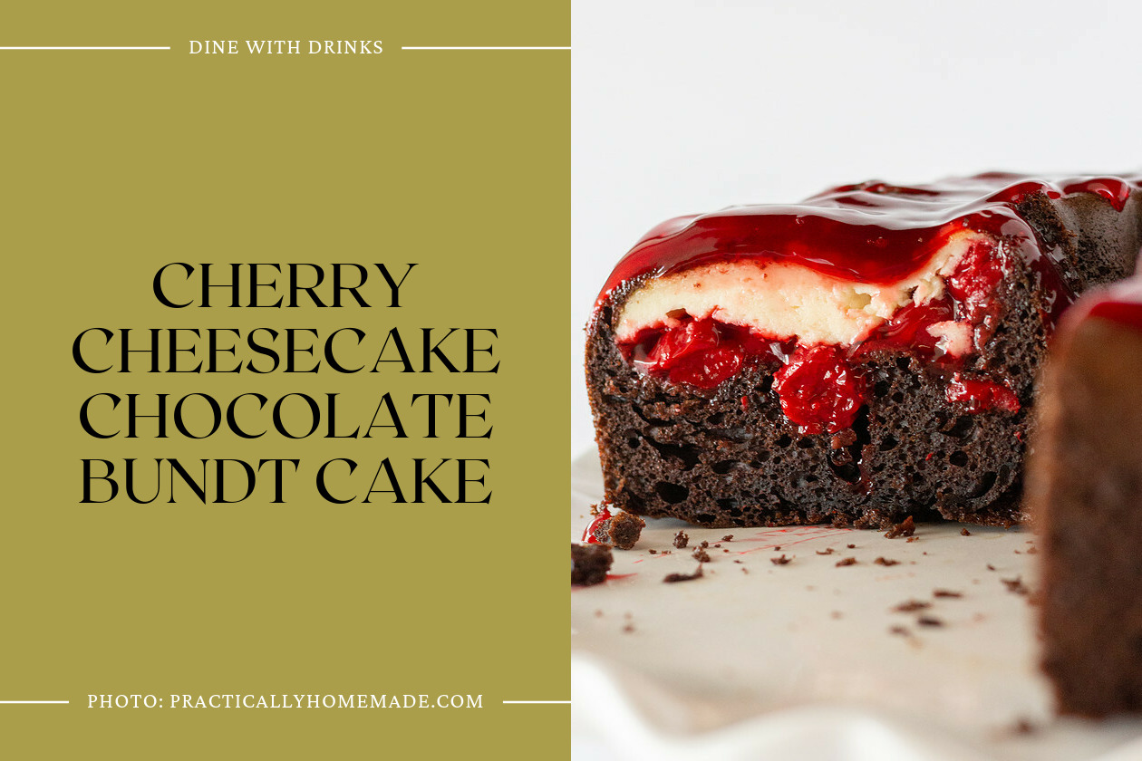 Cherry Cheesecake Chocolate Bundt Cake