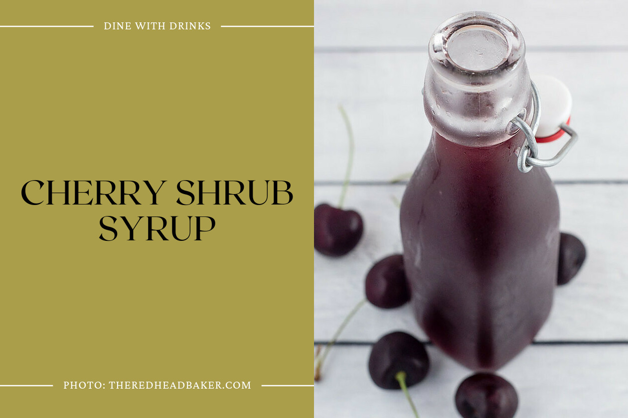 Cherry Shrub Syrup