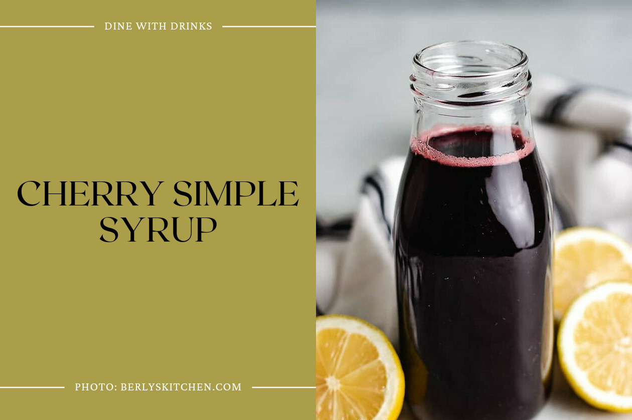 Cherry Simple Syrup