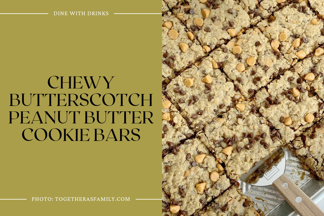 Chewy Butterscotch Peanut Butter Cookie Bars