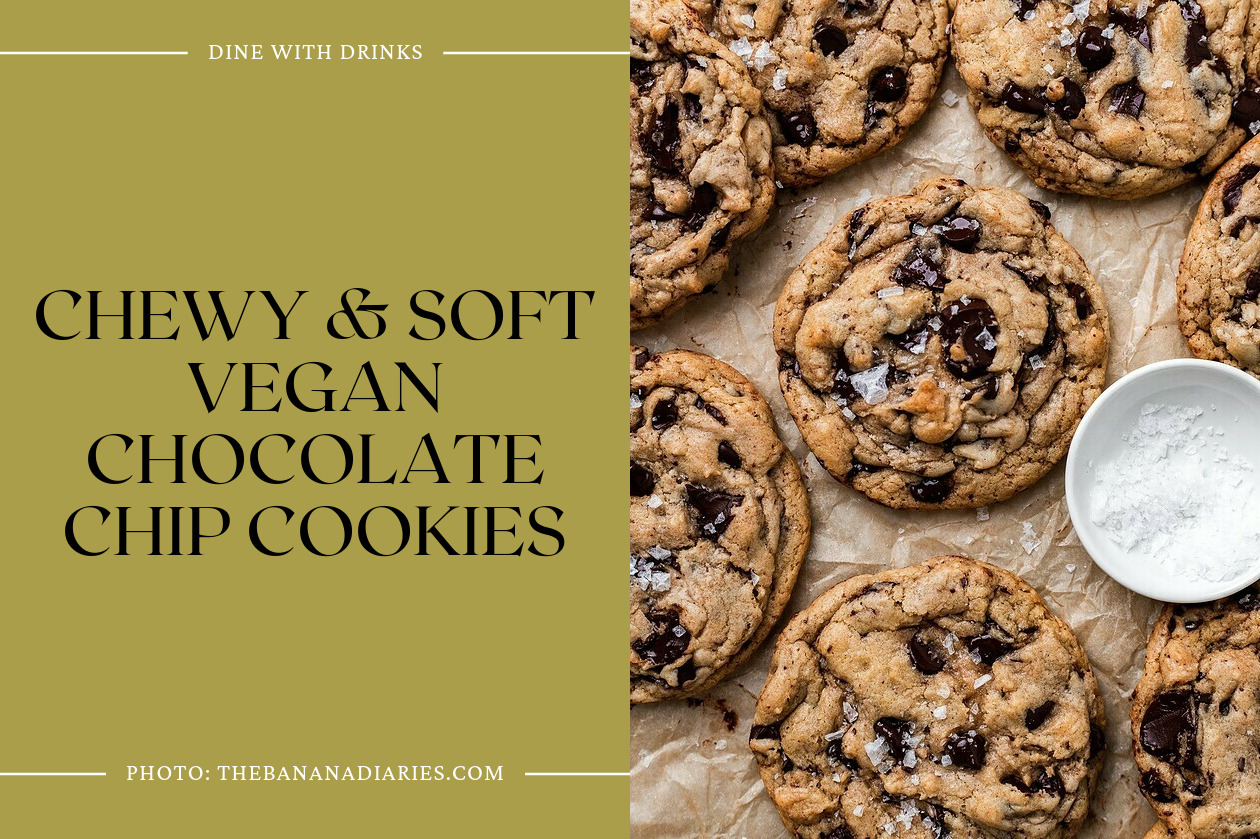Chewy & Soft Vegan Chocolate Chip Cookies