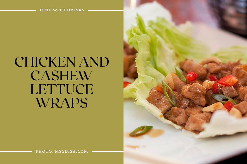 Chicken And Cashew Lettuce Wraps