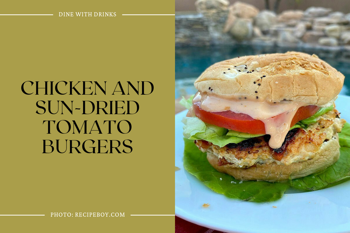 Chicken And Sun-Dried Tomato Burgers