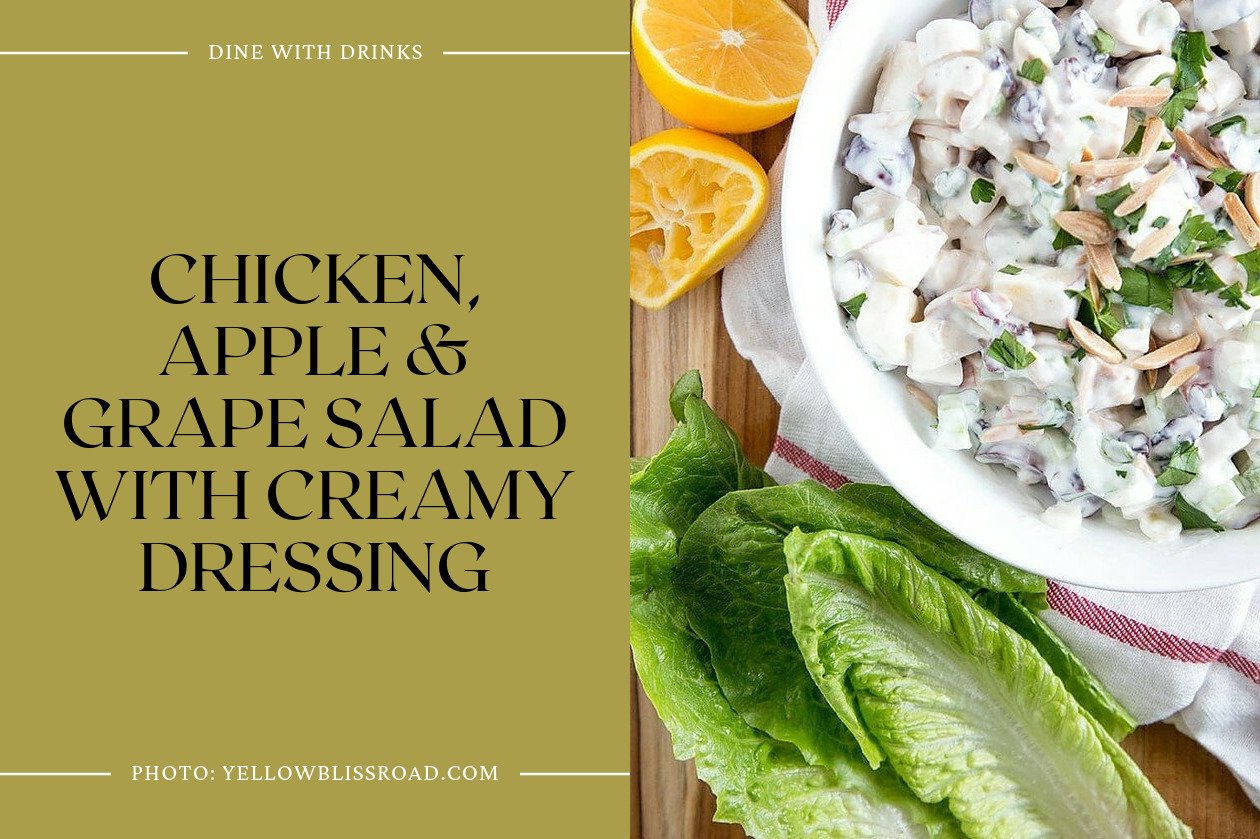Chicken, Apple & Grape Salad With Creamy Dressing