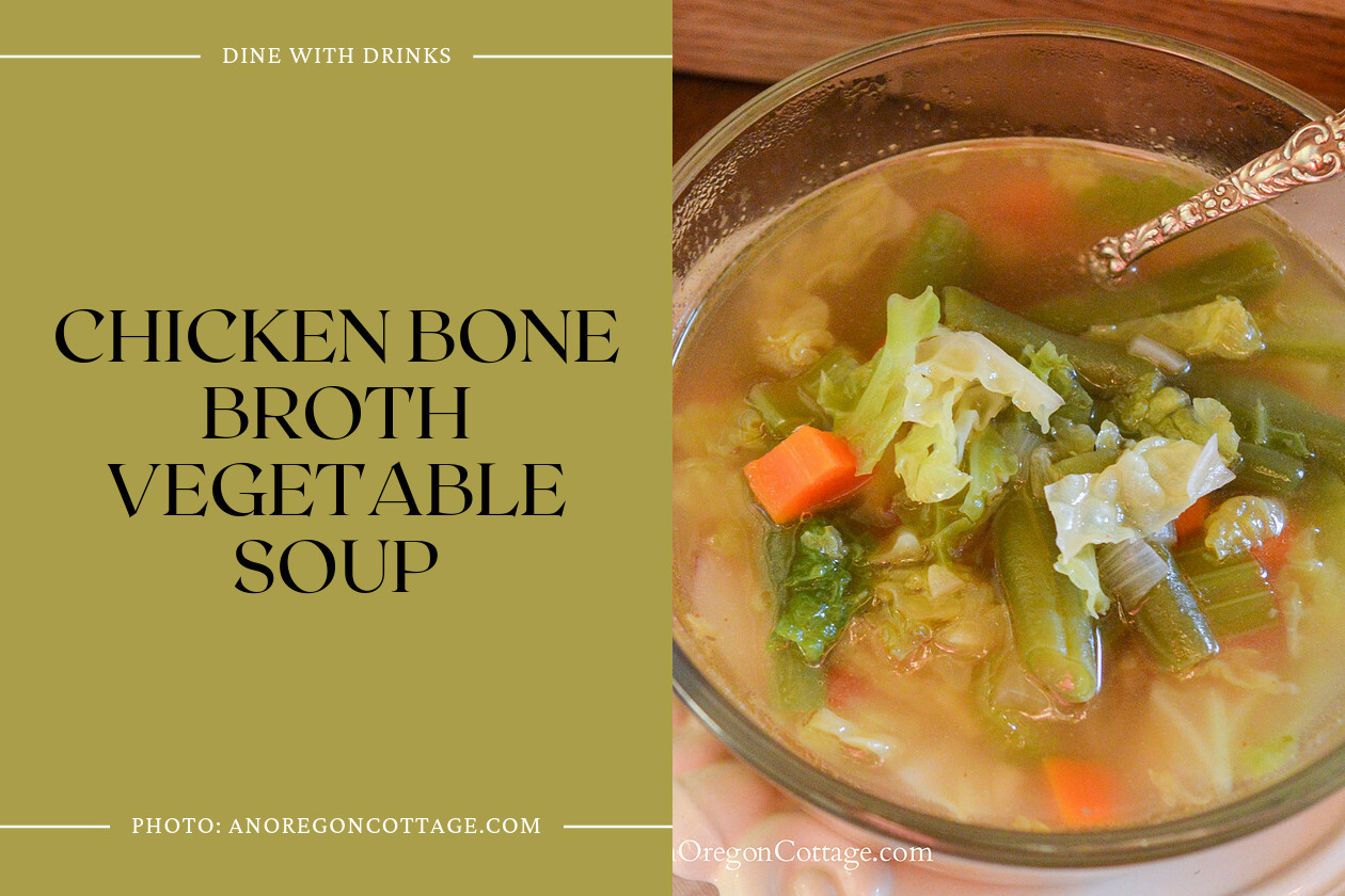 Chicken Bone Broth Vegetable Soup