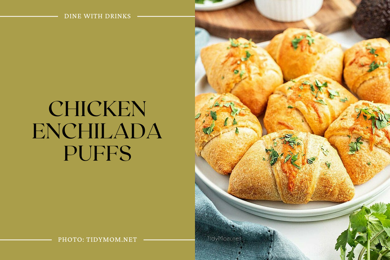 Chicken Enchilada Puffs