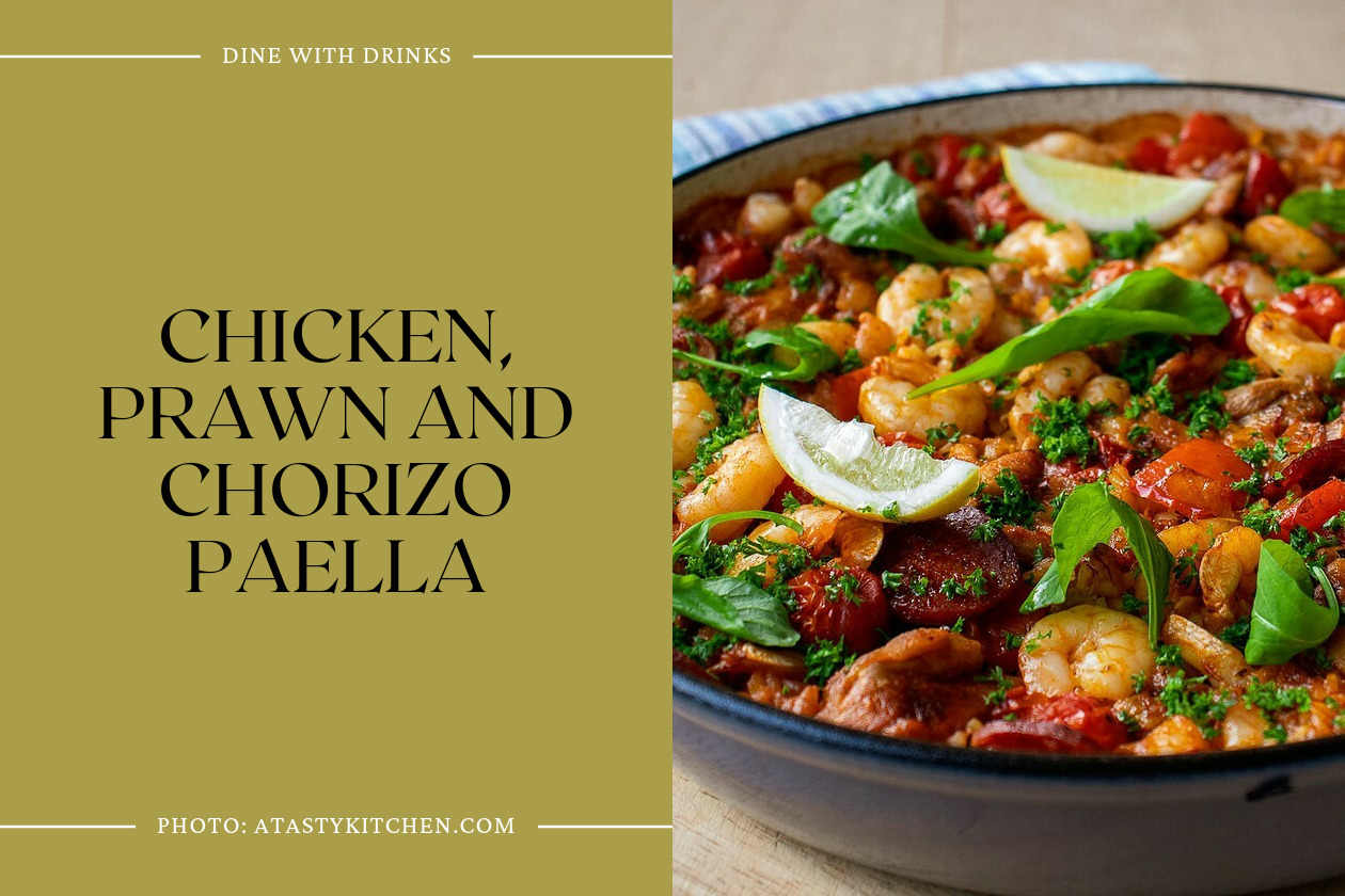 Chicken, Prawn And Chorizo Paella