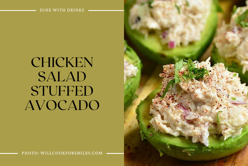 Chicken Salad Stuffed Avocado