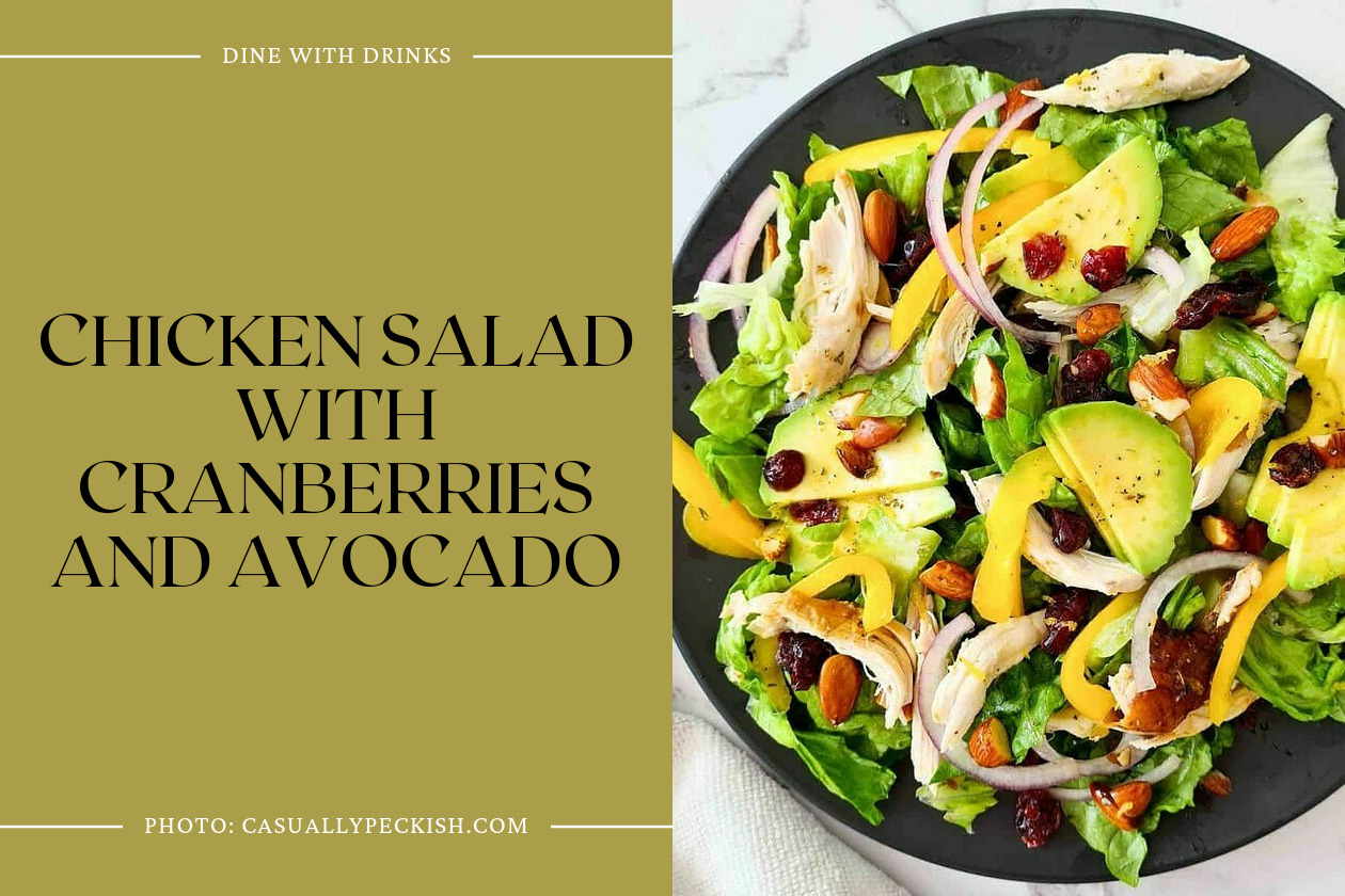 Chicken Salad With Cranberries And Avocado