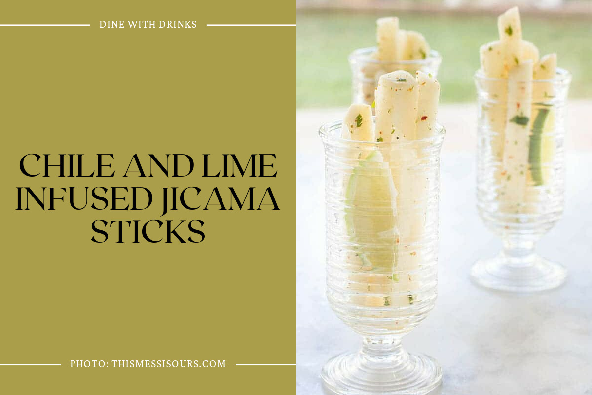 Chile And Lime Infused Jicama Sticks