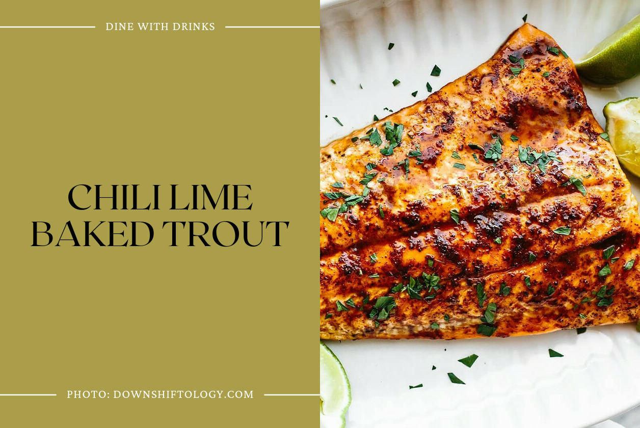 Chili Lime Baked Trout