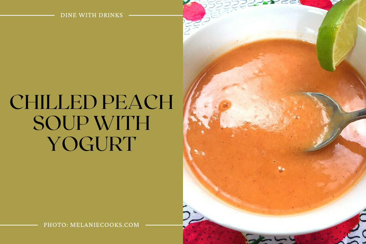 Chilled Peach Soup With Yogurt