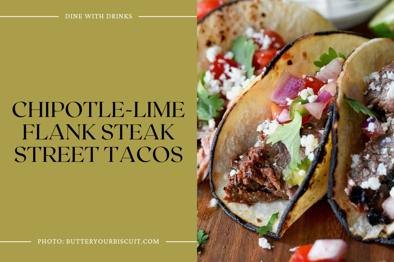 Chipotle-Lime Flank Steak Street Tacos