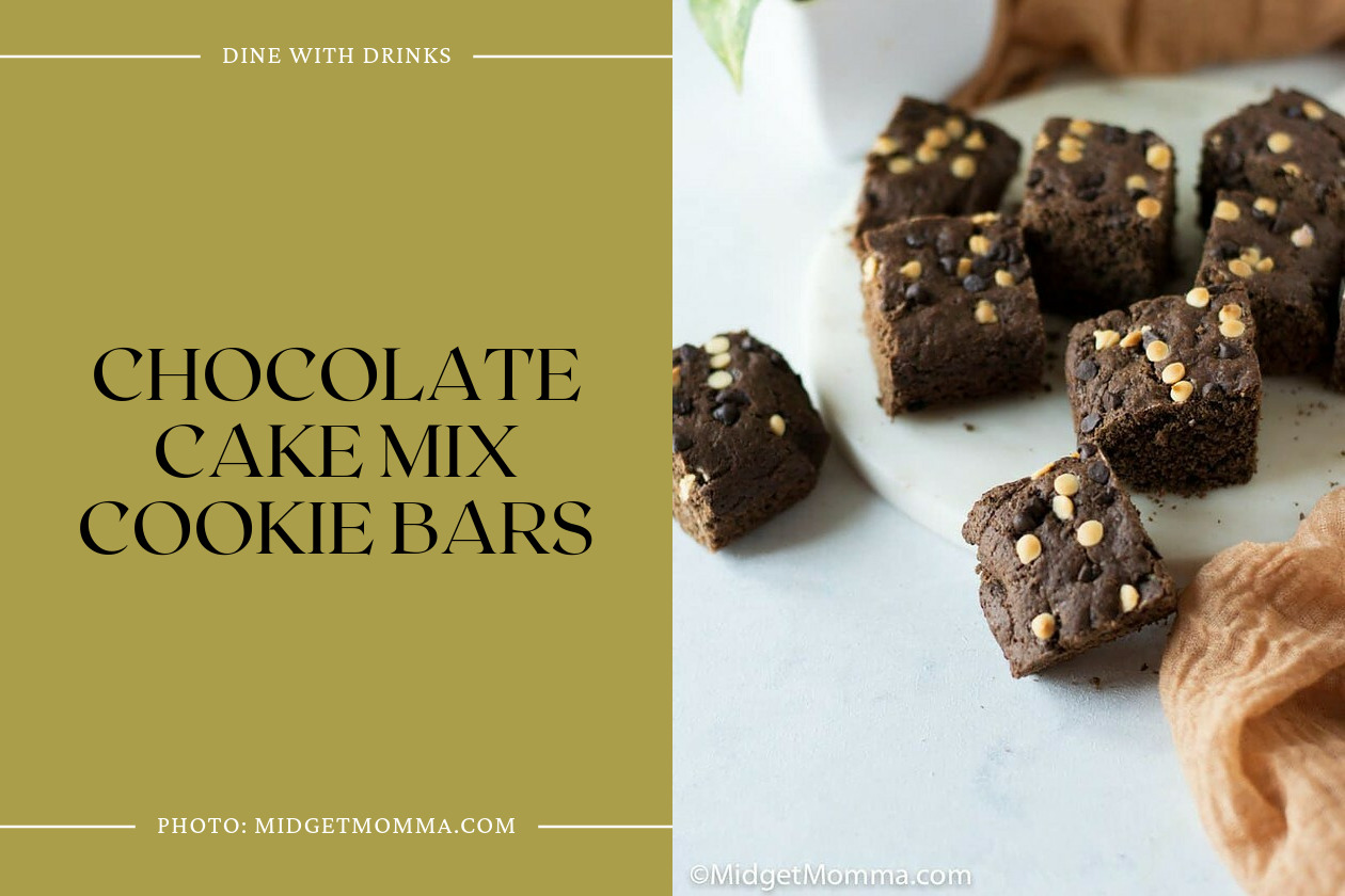 Chocolate Cake Mix Cookie Bars