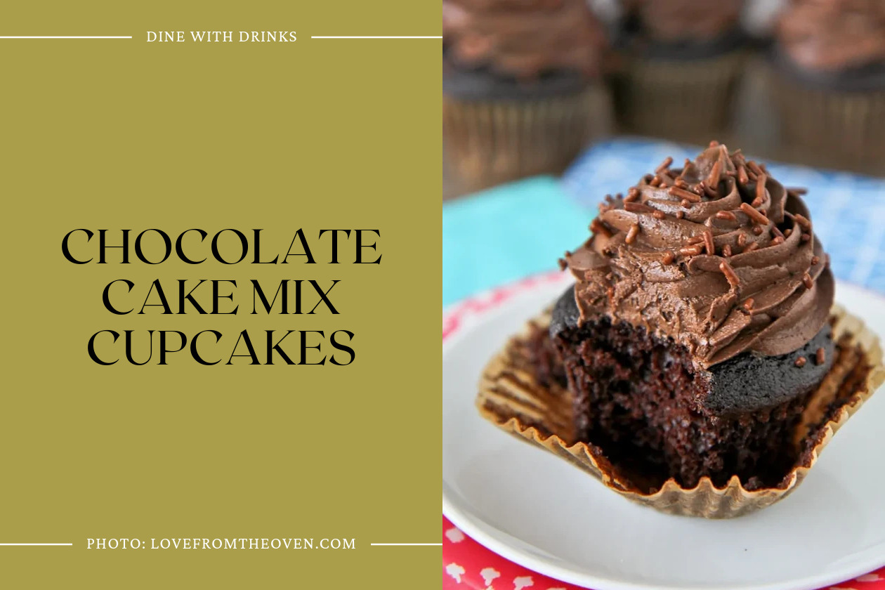 Chocolate Cake Mix Cupcakes