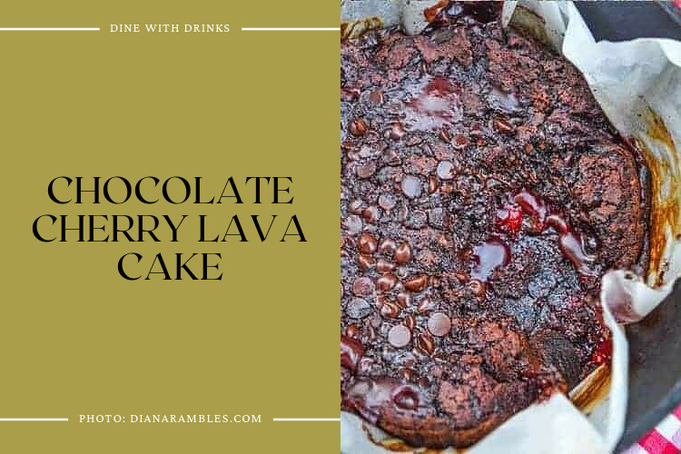 Chocolate Cherry Lava Cake