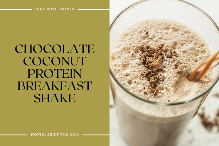 Chocolate Coconut Protein Breakfast Shake