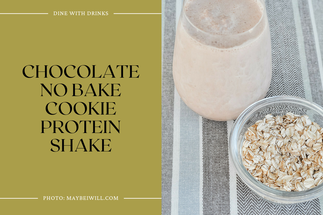 Chocolate No Bake Cookie Protein Shake