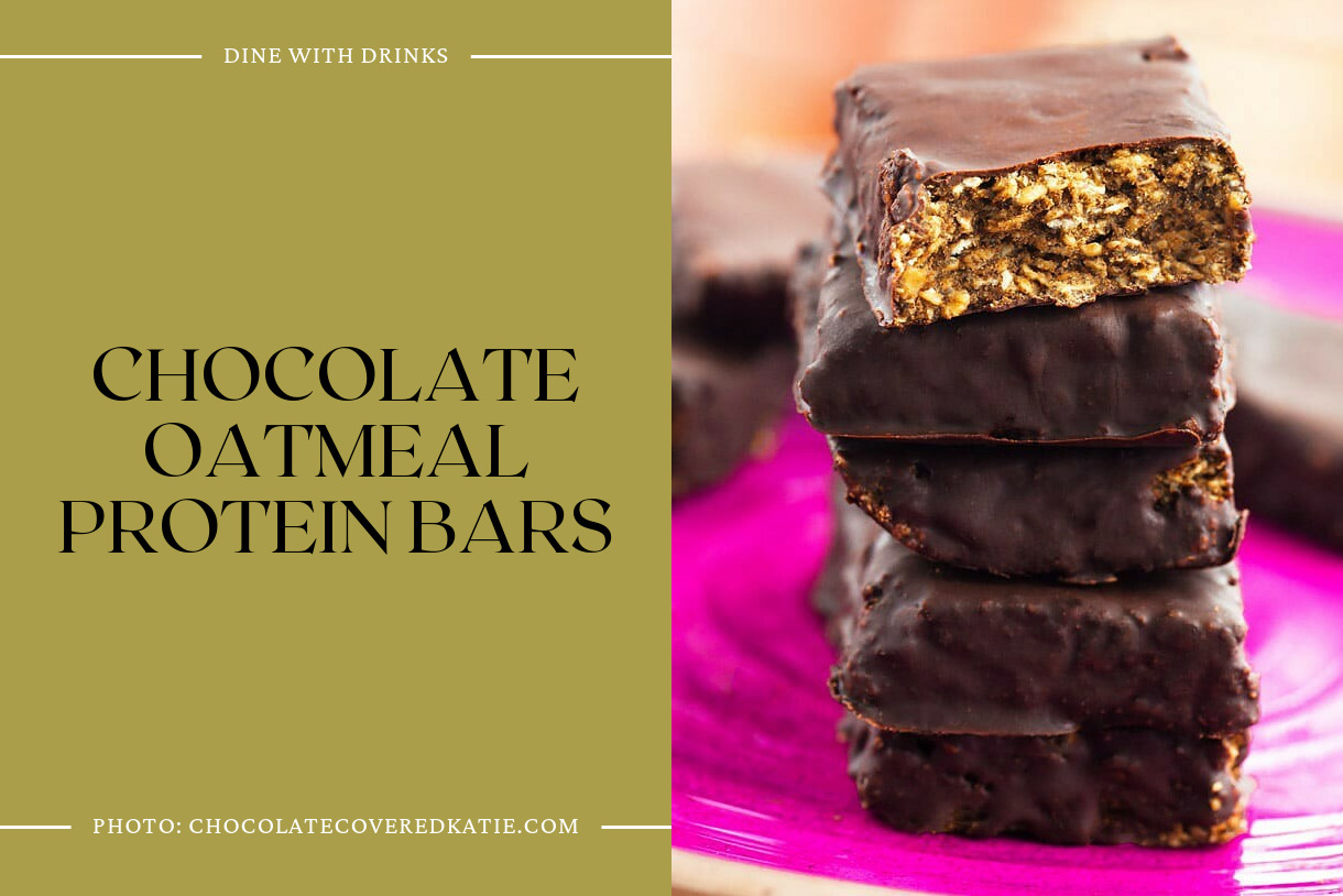 Chocolate Oatmeal Protein Bars
