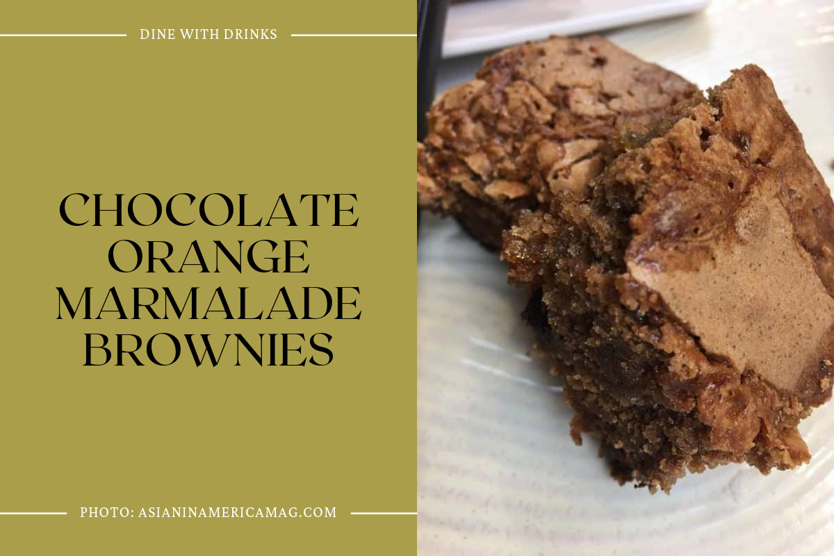 Chocolate Orange Marmalade Brownies