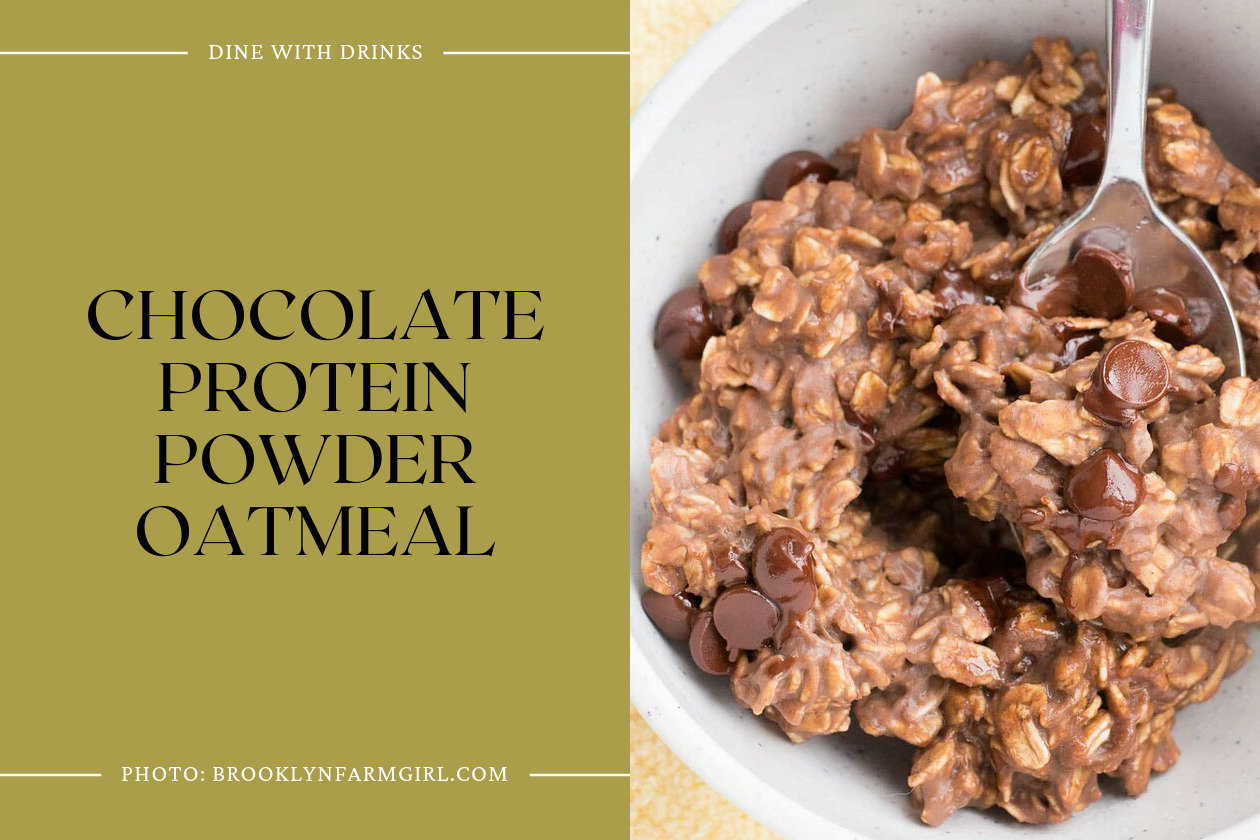 Chocolate Protein Powder Oatmeal