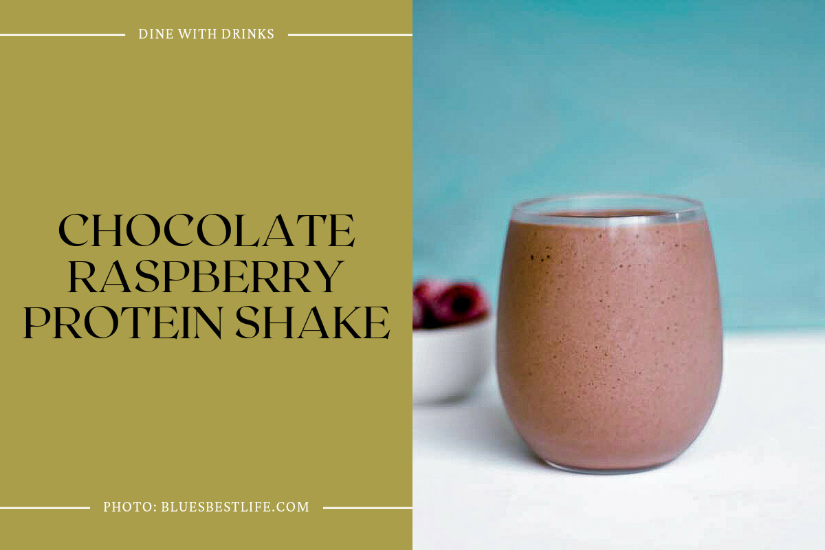 Chocolate Raspberry Protein Shake