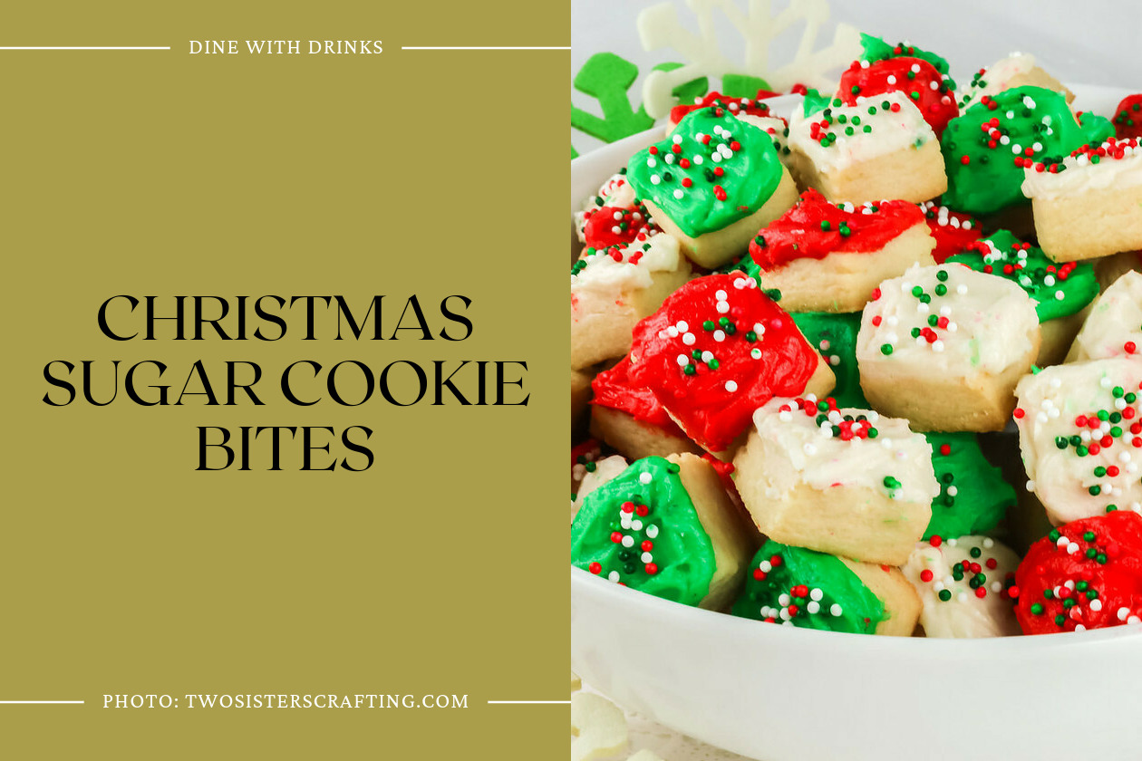 Christmas Sugar Cookie Bites