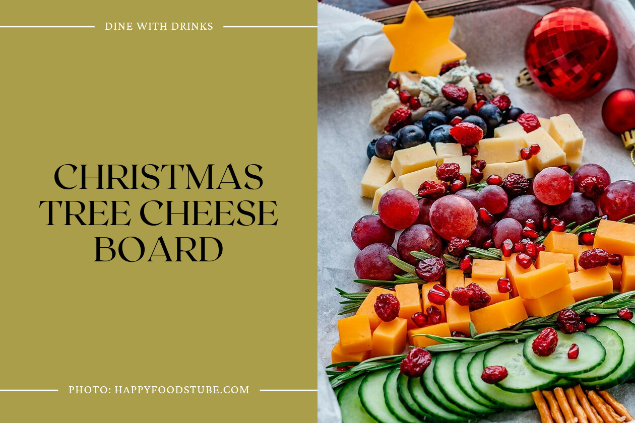Christmas Tree Cheese Board