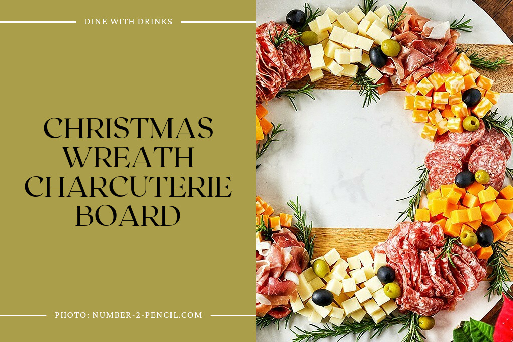 Christmas Wreath Charcuterie Board